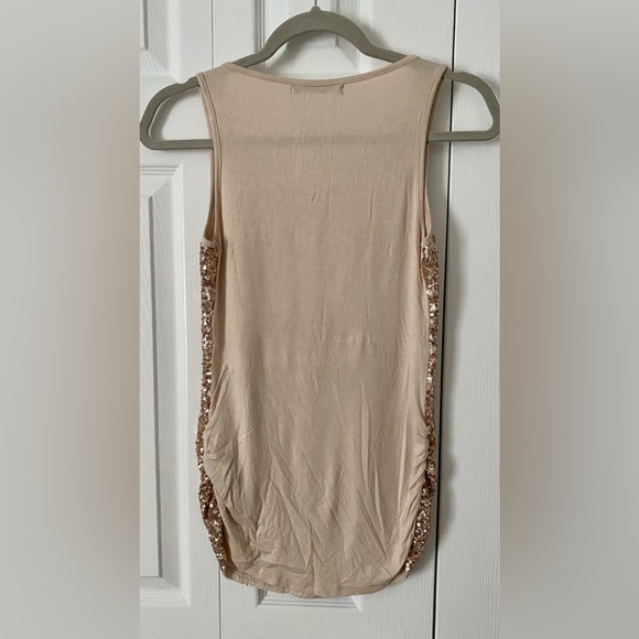 SUZY SHIER women’s gold sequin top x-small - Picture 3 of 6
